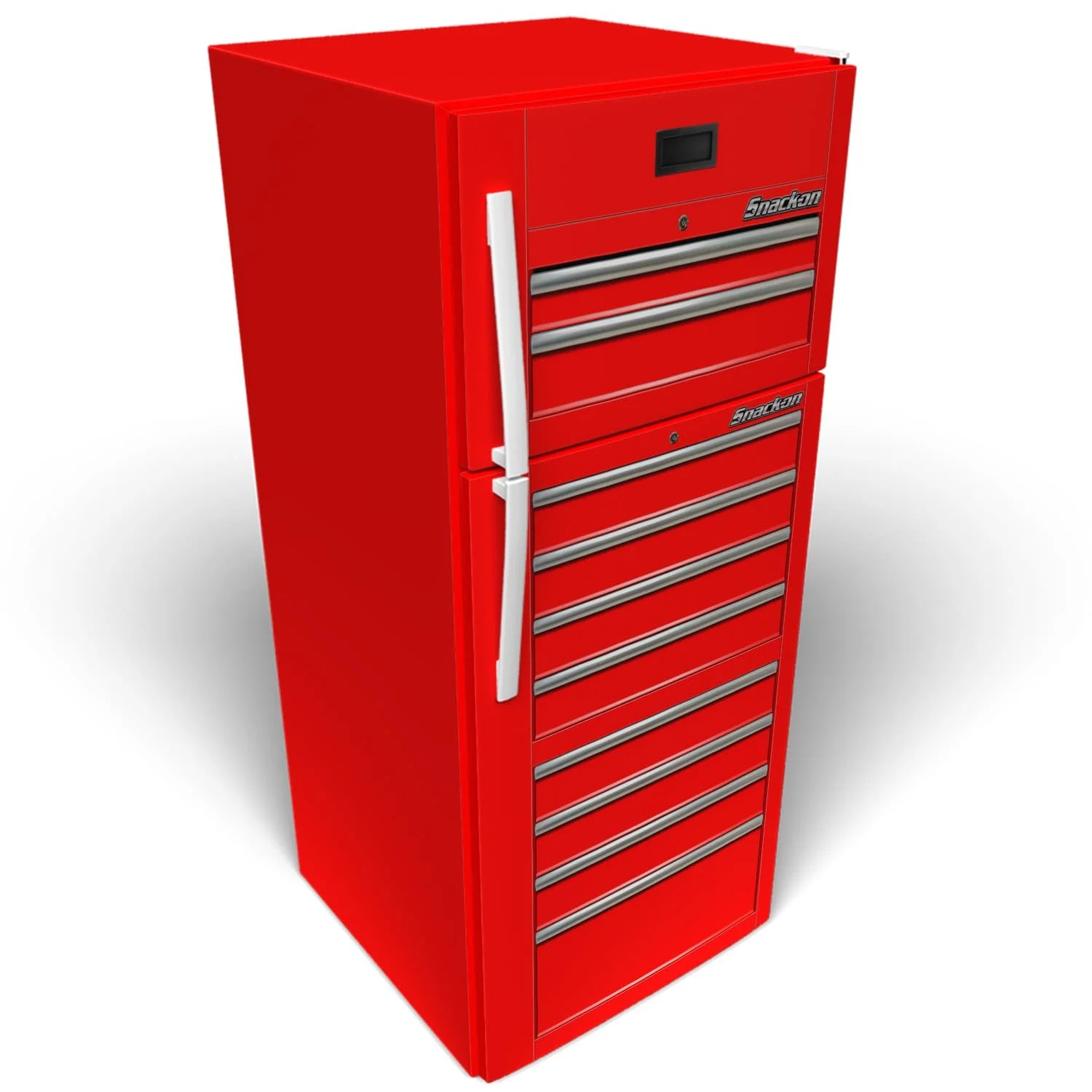 Red Tool Box Refrigerator Wrap